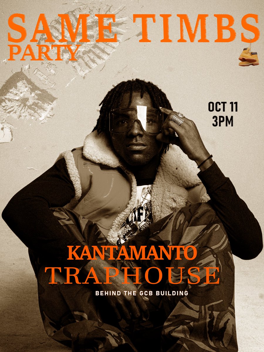 See you on Saturday KANTAMANTO ❤️🪩
Adey carry ma craze follow me come. 
——————————-
GONABOY - SAME TIMBS OUT NOW MP3 &amp; MP4 linktr.ee/Gonaboypsb share to the world. BIG SPIRIT IS ALIVE FOREVER