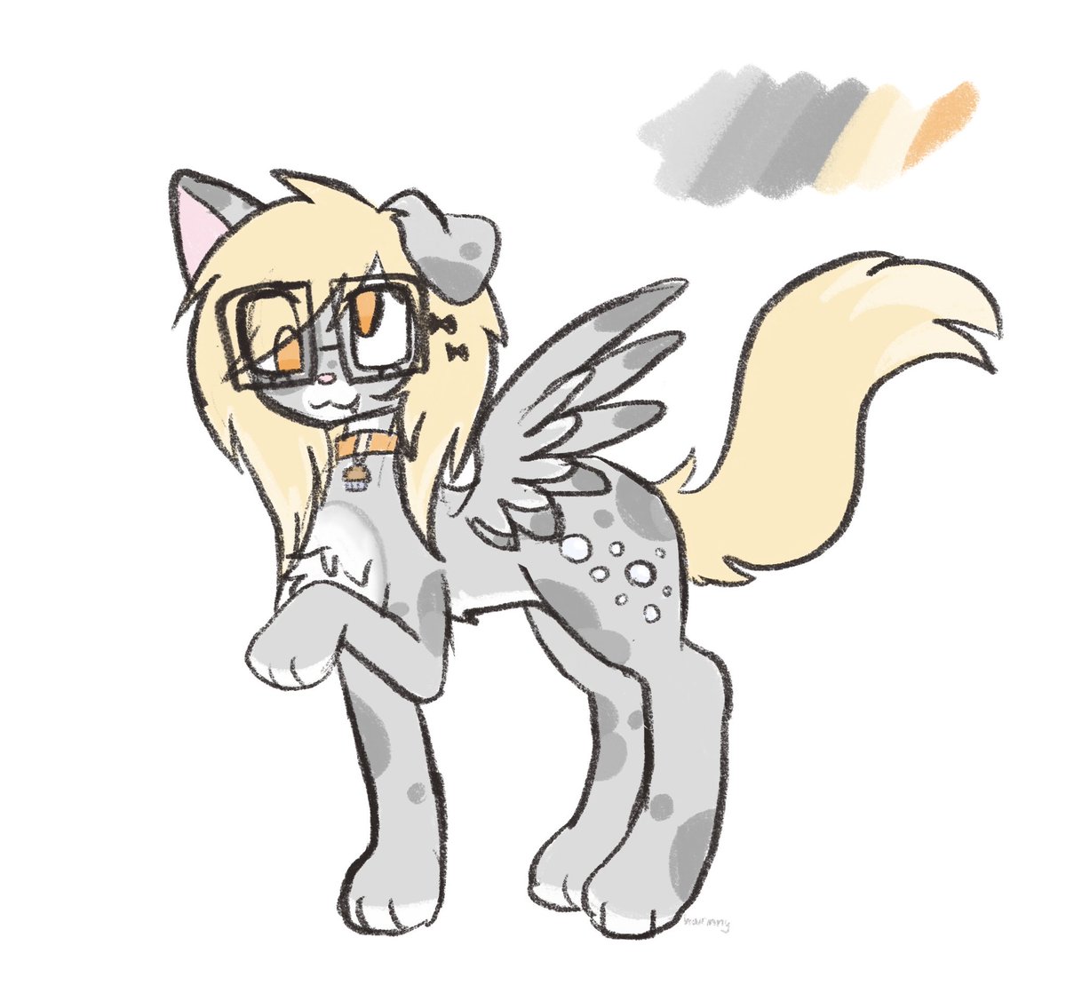 derpy inspired critter… if anyone interested lmk otherwise i may keep her :p