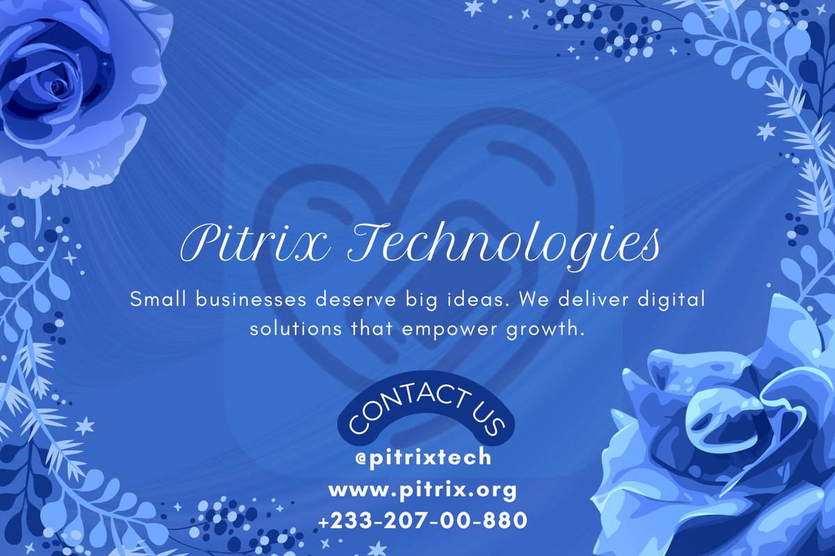 PitrixTech's tweet image. Your business needs a website! 🌐 It builds trust, expands reach, and drives growth. Don’t miss out—take your brand online today! 🚀
Let’s help you get started. DM us! 💬
#BusinessGrowth #WebDesign #DigitalPresence #SEO #PitrixTechnologies