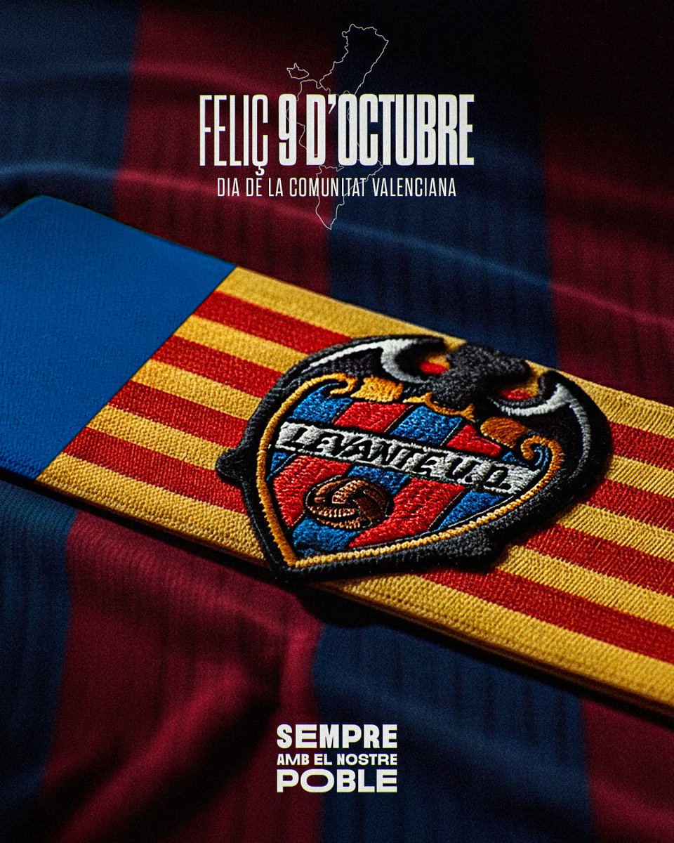 LevanteUD's tweet image. Feliç #9Octubre!

Sempre amb el nostre poble 💙💛❤