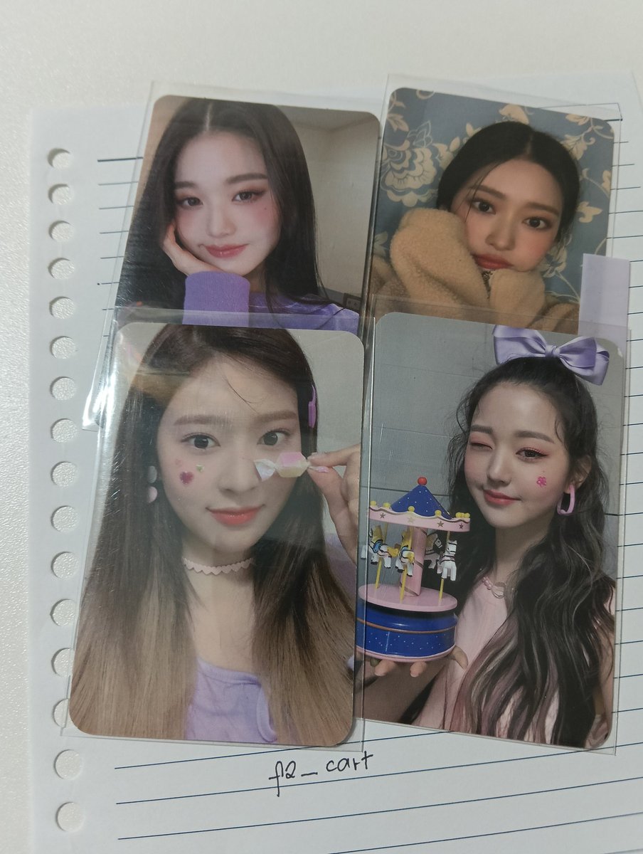 f2_cart's tweet photo. ic/wts/lfb

• wonyoung carousel
• minju candy
• wonyoung purple sweater
• minju fleece
• all are mint condi

DROP BUDGET

tags: izone iz*one ive jang wonyoung kim minju https://t.co/R3hEr8D77T
