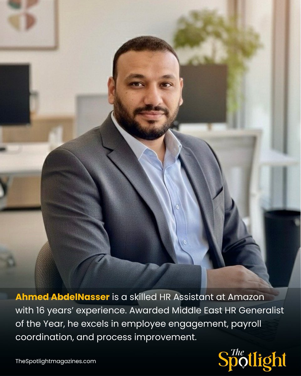 Versatile Human Resources Leader and Award-Winning Influencer: Spotlight on Ahmed AbdelNasser

<a href="/IamAhmedov/">Ahmedov AbdelNasser</a>  is a highly accomplished Human Resources professional with a rich blend of expertise spanning 16 years in Sales, Marketing, Customer Service, and HR.