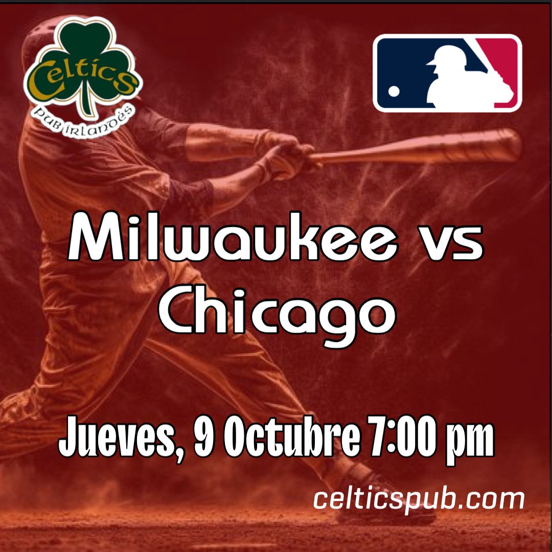 CelticsPub_Mex's tweet photo. Este jueves en #CelticsCondesa 🔥
🎸 Black Maria en vivo 9 PM
⚾ Philadelphia vs Los Ángeles 4 PM
⚾ Milwaukee vs Chicago 7 PM
Rock, béisbol y buena comida 🍻
#CelticsPub #MLB #RockEnVivo #CDMX https://t.co/RMyEdTcnny