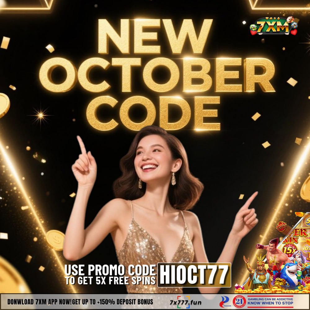 7XM_Official's tweet image. 🎃OCTOBER FREE SPIN ALERT! 
Trick or treat? 7XM gives you a TREAT — FREE SPINS all October! 

- Code: HIOCT77
- 5X FREE SPINS for Slots &amp;amp; Fishing
- First 1,000 daily
- Until Oct 31
- Auto bonus — no tricks, just wins!

Redeem now -good rewards!
#7XMFreeSpins #OnlineCasinoPH #7XM
