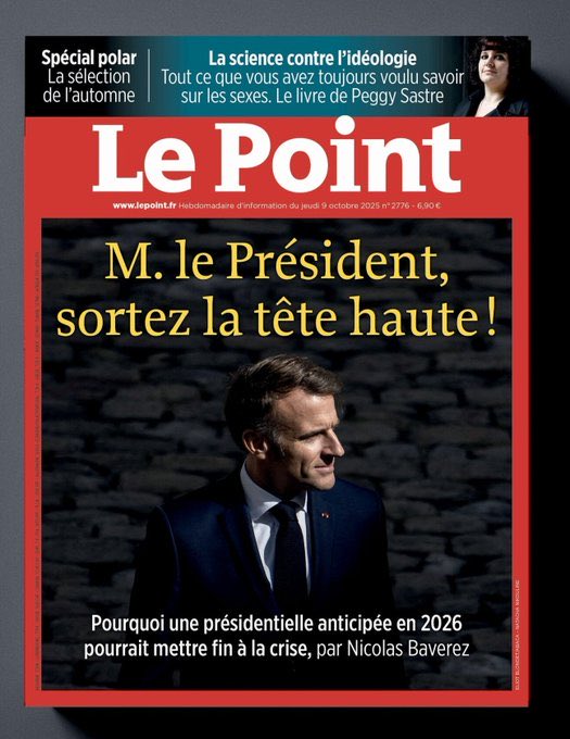 Même Le Point s’y met, c’est dire !

Macron dehors !