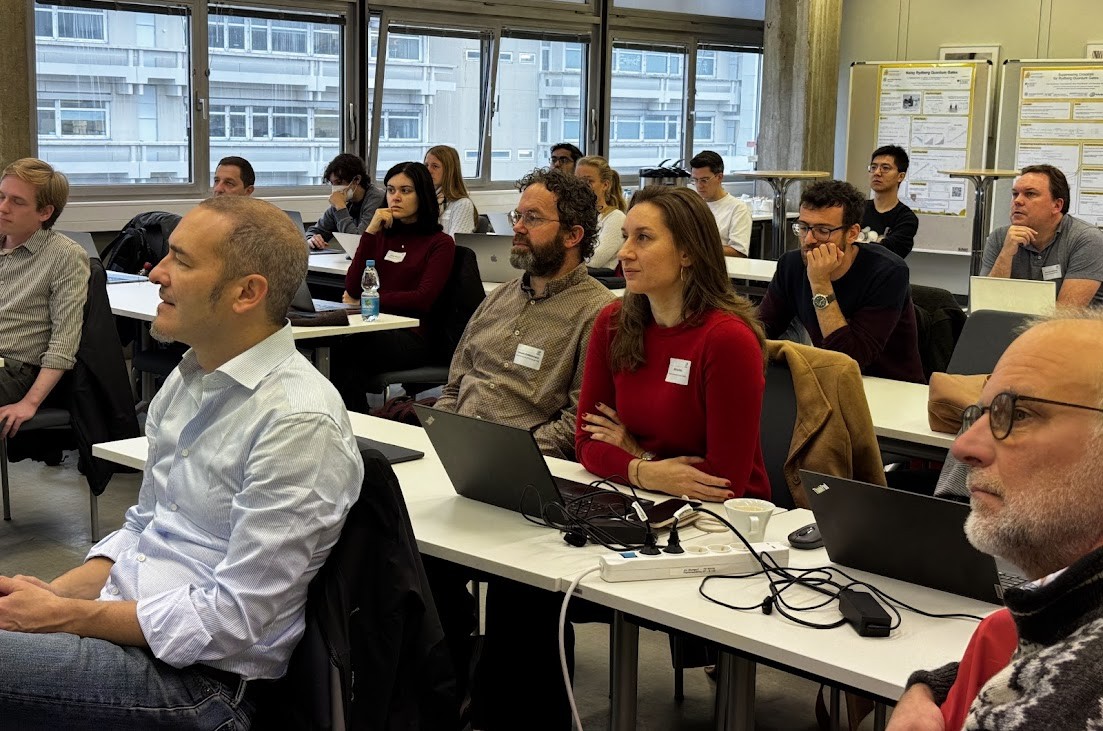 Good morning from Stuttgart ⚛️ 

Day two of our 6th Progress Meeting is underway, starting with WP4 (<a href="/UvA_Amsterdam/">UvA Amsterdam</a>). 

Focus: the path toward fault-tolerance, making quantum computers more resistant to errors. 

Looking forward to today’s discussions 🙌