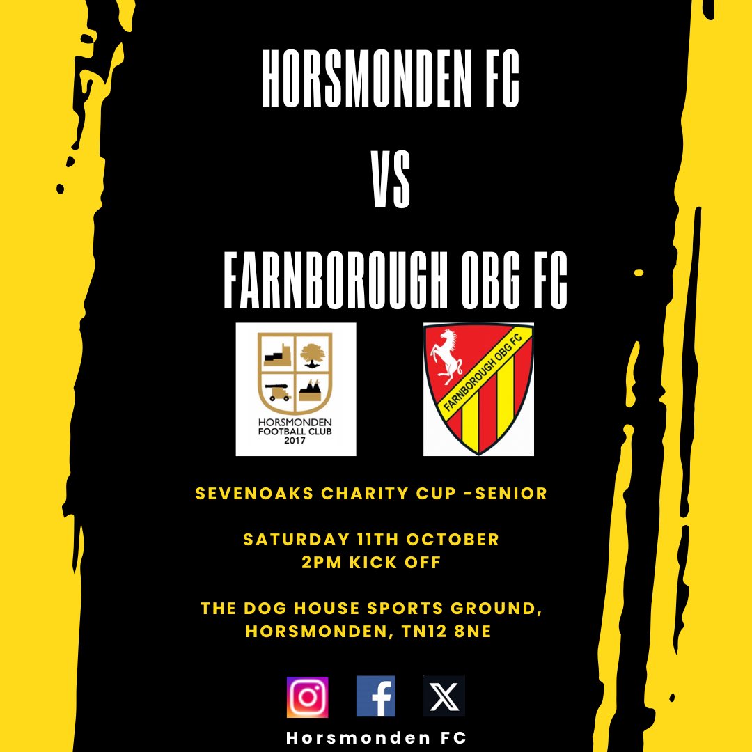 More cup action this weekend against Farnborough OBG FC. Hoping for more cup success after last weeks penalty shoot out win. 

Please come along to support the boys if you can 🙏🏻

UTH⚽️🐴