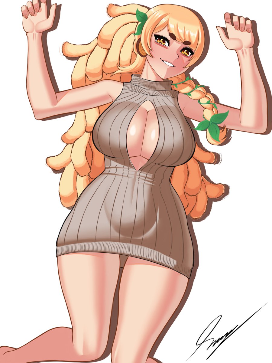 Another <a href="/BananaJuju_/">BananaJuju 🍌🐒</a>  art by me. #Jujuart #Vtuber