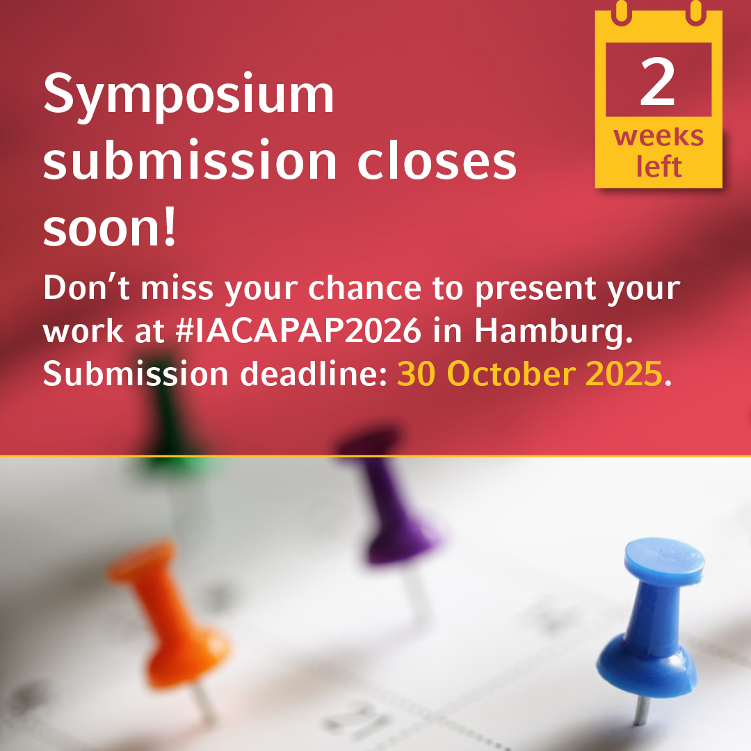 IACAPAP's tweet image. ⏰only 14 days left!
Submit your symposium for #IACAPAP2026 and share your work with a global audience.
Deadline: 30 October 2025 – don&apos;t miss it!
👉 Submit now: iacapap-congress.com/abstract-submi…

#IACAPAPCongress #MentalHealthMatters #mentalhealth #mentalhealthawareness #ChildMentalHealth