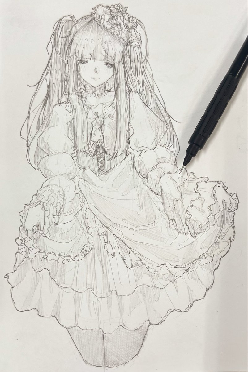 授業中に描いたラクガキヱリカ