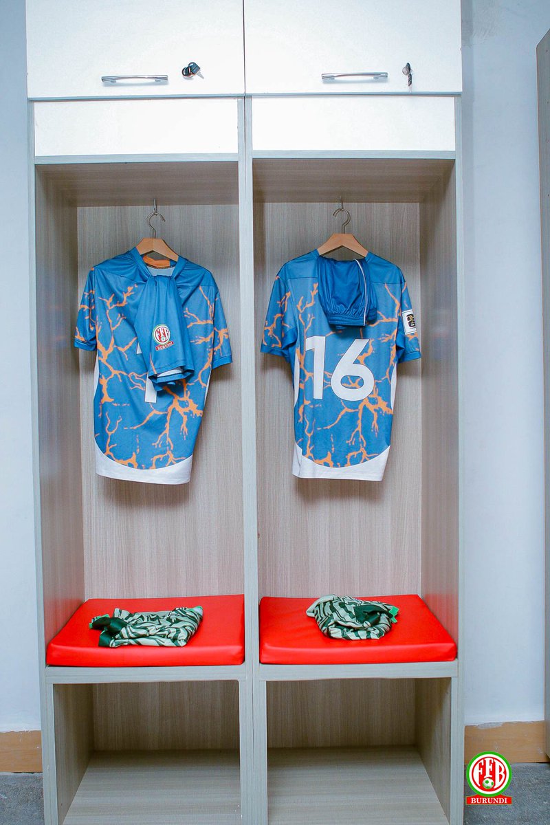 intambazacu's tweet photo. 🇧🇮🥰All set in our dressing room!!!

#WorldCupQualifiers2026 #Burundi #kenya https://t.co/cugaXMBWrR