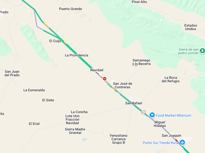 Buenos días, me apoyan a saber motivo de carga vehicular en Navidad, Nuevo León por el km 186, esta en alto total
<a href="/GN_Carreteras/">Guardia Nacional Carreteras</a> <a href="/GN_Carreteras/">Guardia Nacional Carreteras</a> <a href="/088_GN/">088_GN</a>