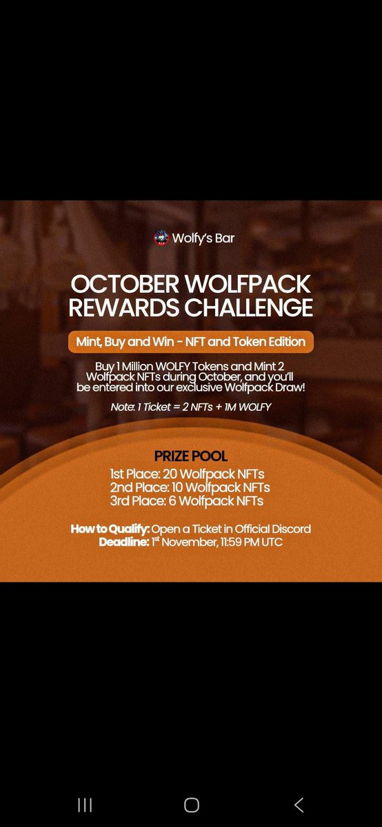 andyzav11's tweet image. If you haven’t checked out @wolfysbar yet, you’re missing out. Killer cocktails, amazing food, and the best atmosphere in town. Come hungry, leave happy. 🍸🍔
Oh they also do #WOLFPACK #NFTs and have a killer promo this month😝😝😝😝 #SupportLocal #WolfysBar