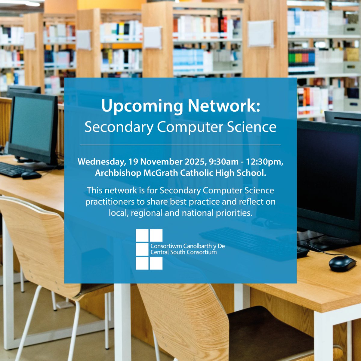 CSC_PLSupport's tweet image. Upcoming Network: Secondary Computer Science
This network is for Secondary Computer Science practitioners to share best practice and reflect on local, regional and national priorities.
For more information and to book your place, click here: ow.ly/GFS450X91mn