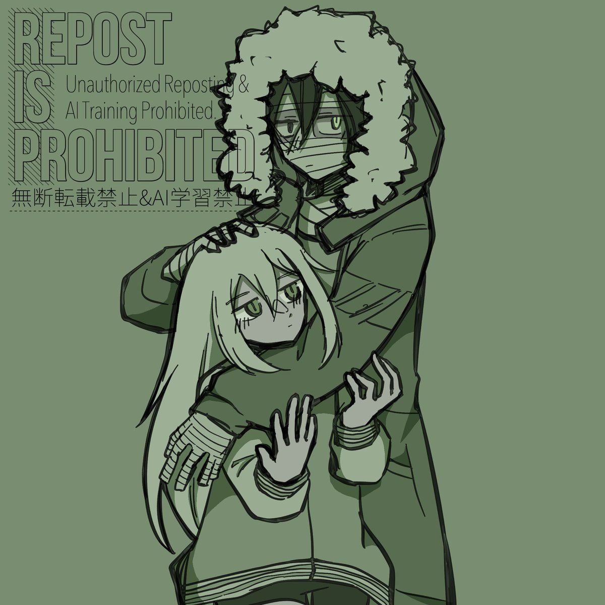 amato3585's tweet image. #殺戮の天使 
色味練習がてらの落描きザクレイ