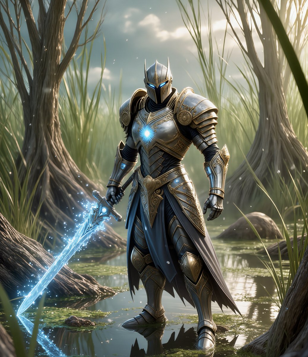 The Shmiffin Shmoffin Marsh in the $DEMPLAR Kingdom is a sprawling wetland of mist and mischief, where the air smells of moss, sweet rot, and strange blossoms that glow faintly at dusk.

⚔️🌾🫧🌿⚔️🌾🫧🌿⚔️🌾🫧🌿⚔️

The ground squelches with every step, and patches of knee-deep