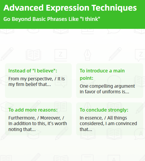 det_practice's tweet image. Ready to level up your opinion writing skills for the Duolingo English Test? Let&apos;s break down a common &quot;Writing Sample&quot; question. You have 5 minutes for this one!
Get your 3 Days FREE VIP on DETPractice.com f
#DET #DuolingoEnglishTest #WritingSample #DETPractice