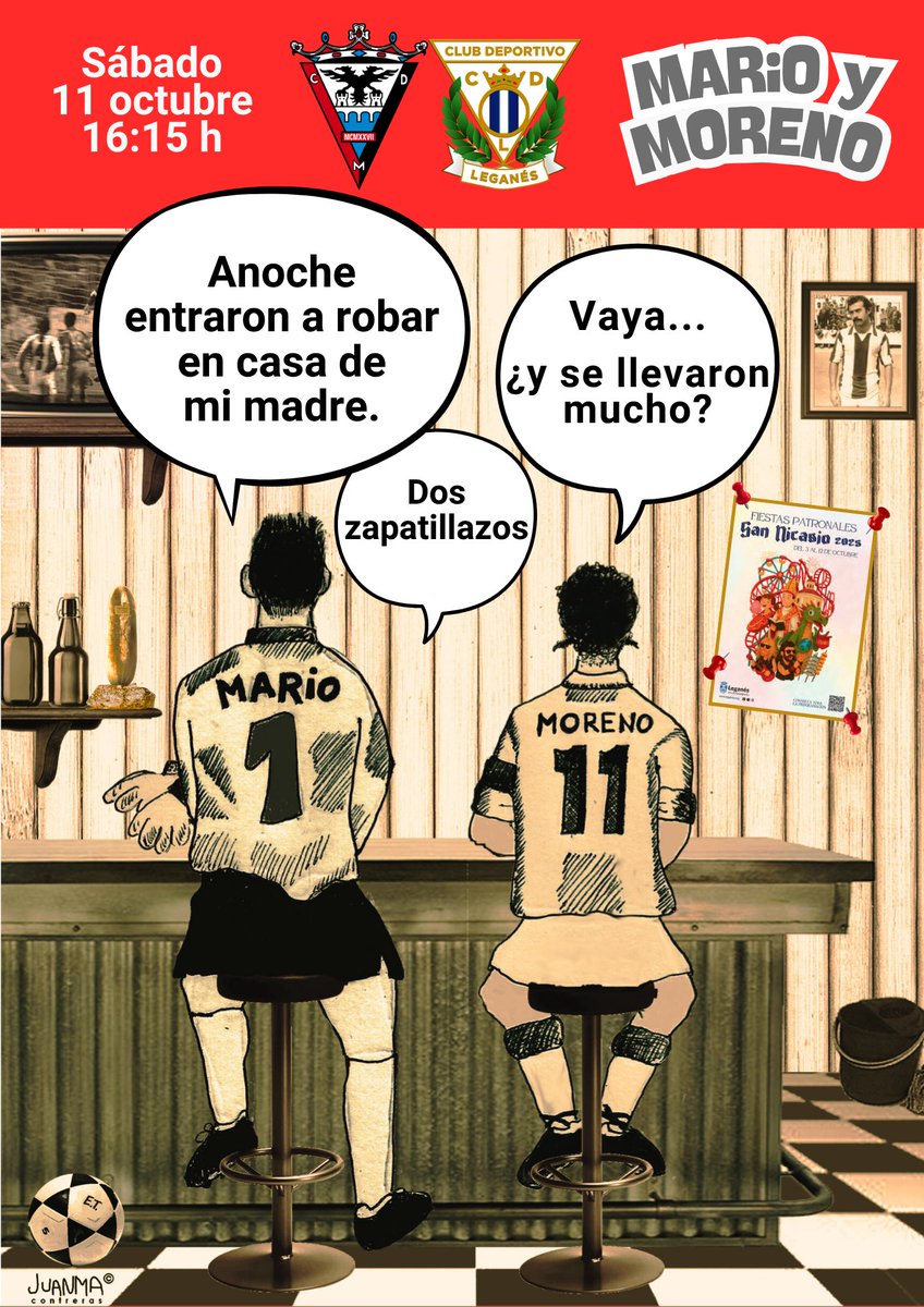 📷 Sábado 11 de Oct. 16:15 h
📷 LaLiga hypermotion
📷 #MirandésLeganés
C.D. Leganés VS Club Deportivo Mirandés
#marioymoreno
#FiestasSanNicasio