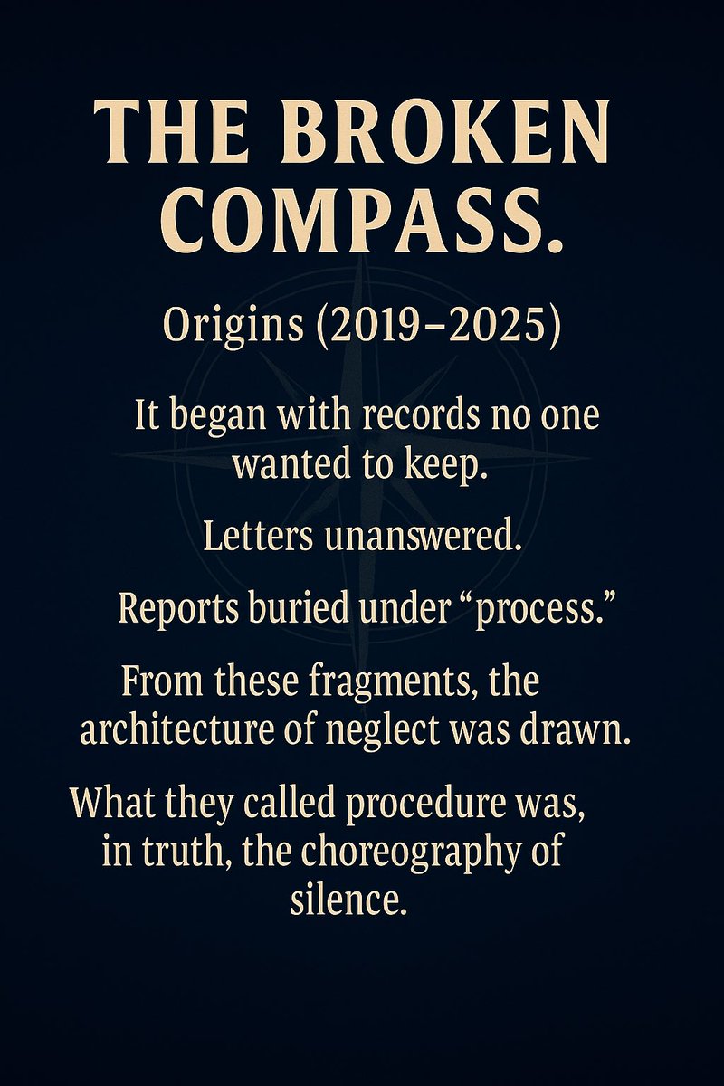 NBell_Truth's tweet image. Every scandal begins with a silence.
The Ledger of Silence — Book II — begins now.

#TheBrokenCompass #PublicRecord #Scotland