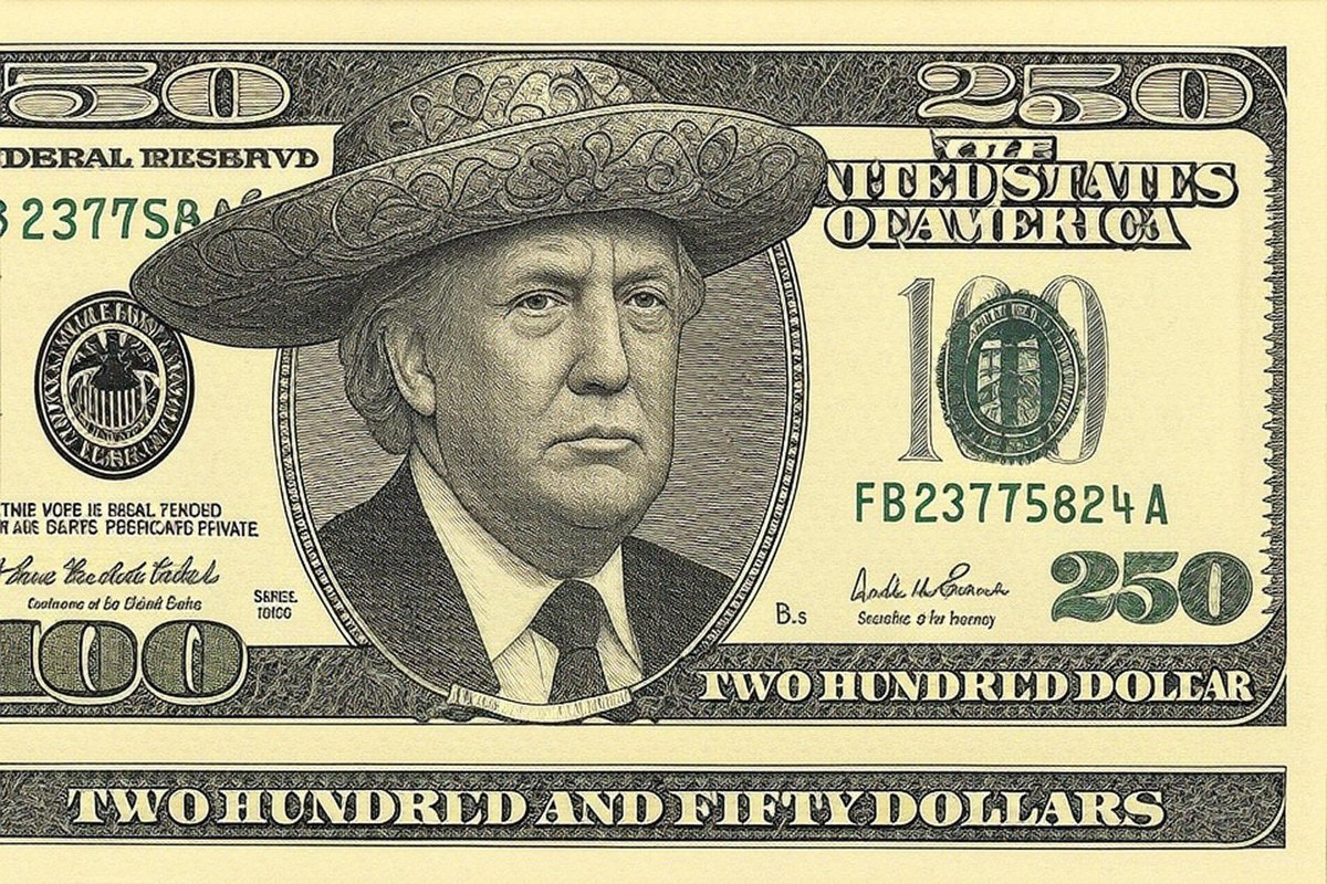 震惊！懂王登上250美元面值的美币🤣