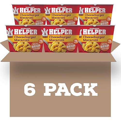 I just received Hamburger Helper Cheeseburger Macaroni Microwave Cup, 2 oz (6 Pack), Real Beef, 9g Protein, Hearty, Cheesy, and Ready in 4 Minutes, Perfect for Midweek Dinners, Busy Evenings from allumentium via Throne. Thank you! throne.com/yukishy #Wishlist #Throne