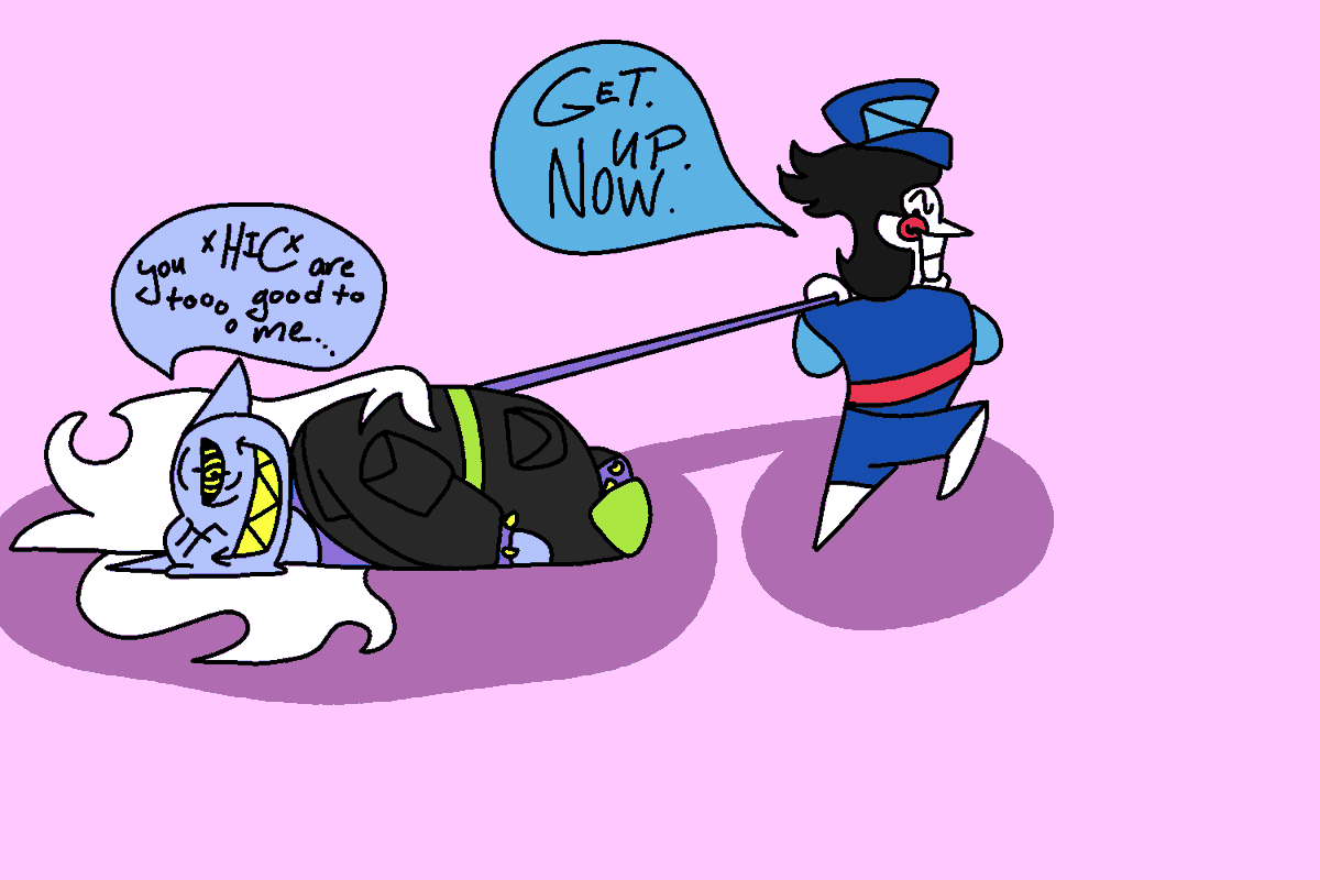 DSDeltaShuffle's tweet photo. he was a bit reckless last night

#jevil #spamton #deltarune #undertale #deltashuffle #inktober #2025inktober https://t.co/tn0Z2JT8Yh