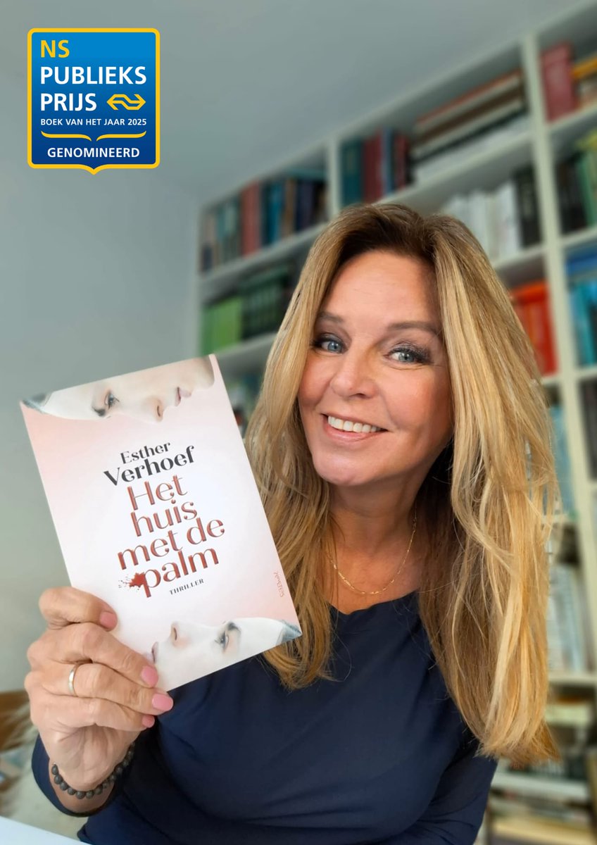 iljagort's tweet image. Yeey! @estherverhoef  is genomineerd. Stem op Esther!  📚❤️nspublieksprijs.nl/genomineerden/…