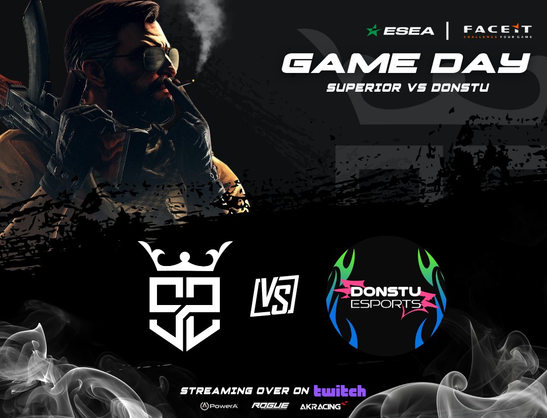 Sup3riorGG's tweet image. We are back for ESEA Season 55!!! First match up we take on #DonstuEsports! 

🔴 twitch.tv/superioresport…
🎙️ @_haughtsauce_ 
🕐 1pm CST/8pm CET

#SuperiorCS | @FACEIT @ESEA
