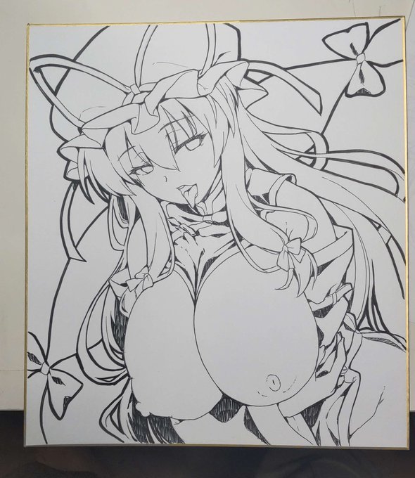 リクエストで受けた色紙進捗
色着けて紅楼夢に持っていきます 