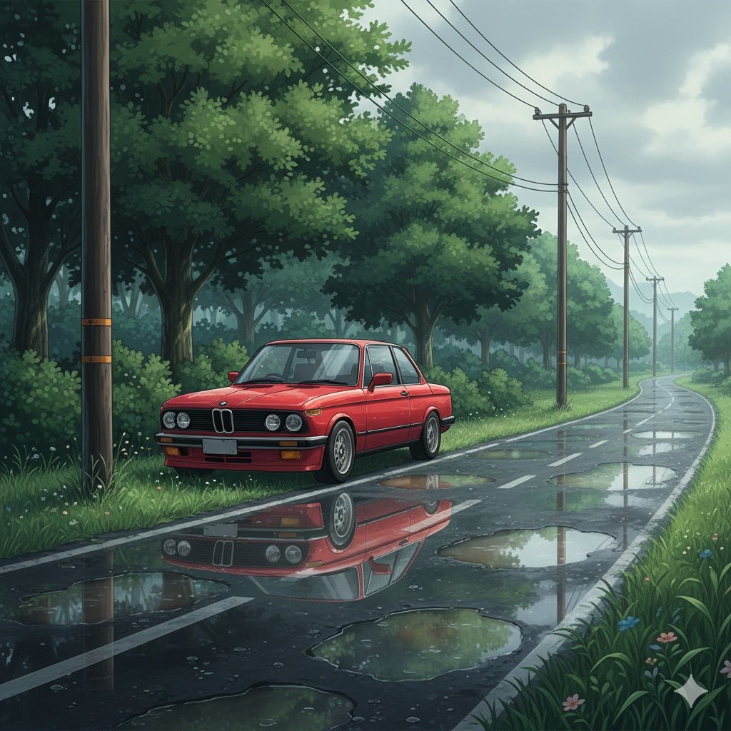 Rocksilver's tweet photo. Classic!!

#classiccar #ruralroads #rainfall https://t.co/NHM3pjHkHl