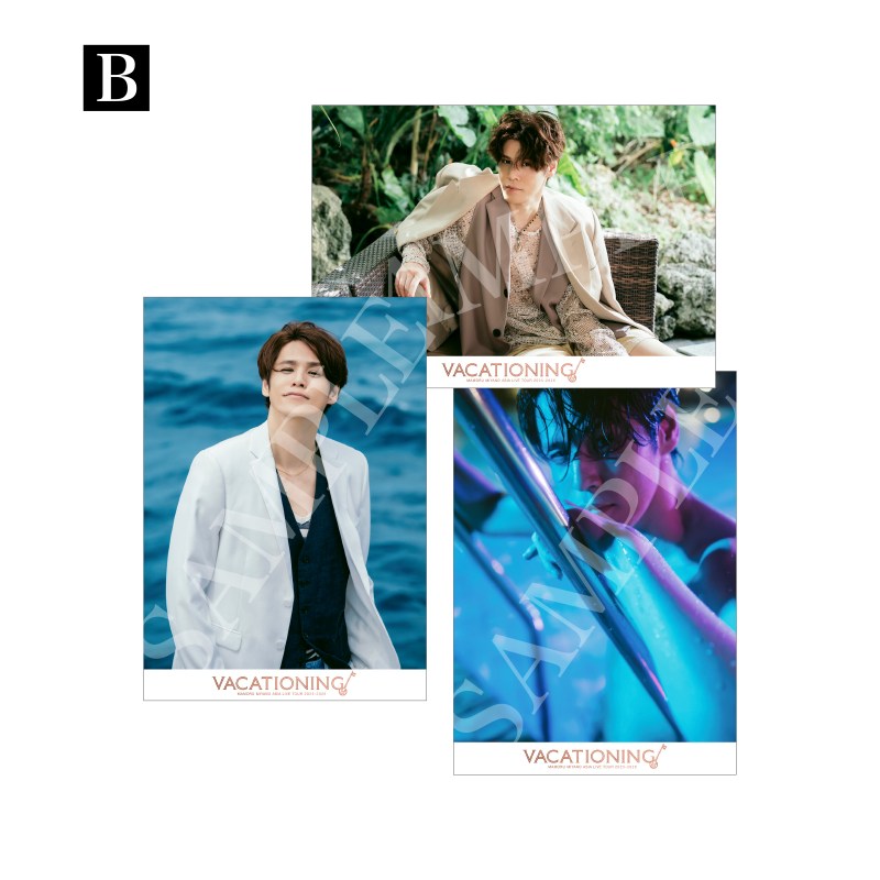 ⋱ライブツアーグッズ紹介2️⃣🌴⋰ 🌴L版生写真3枚セット A/B/C 夏の