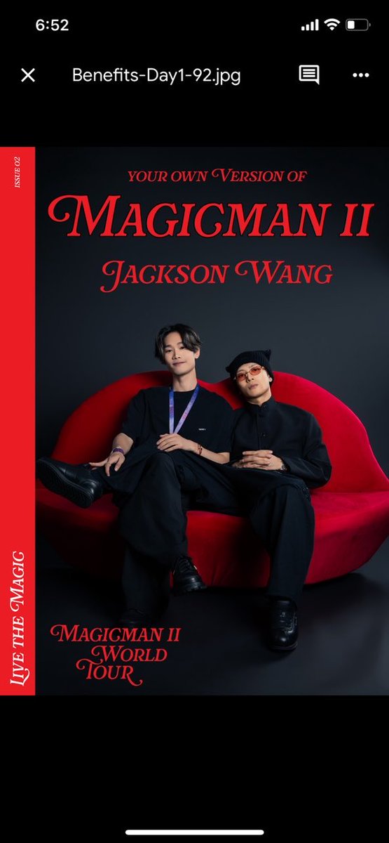 ชอบท่าที่พิแจ็คถ่ายกับแฟนบอยมาก แต่ละคนครีเอทสุดๆ ผลัดกันซบ ผลัดกันพาดขา 555555555 #MAGICMAN2inBKK #JacksonWang