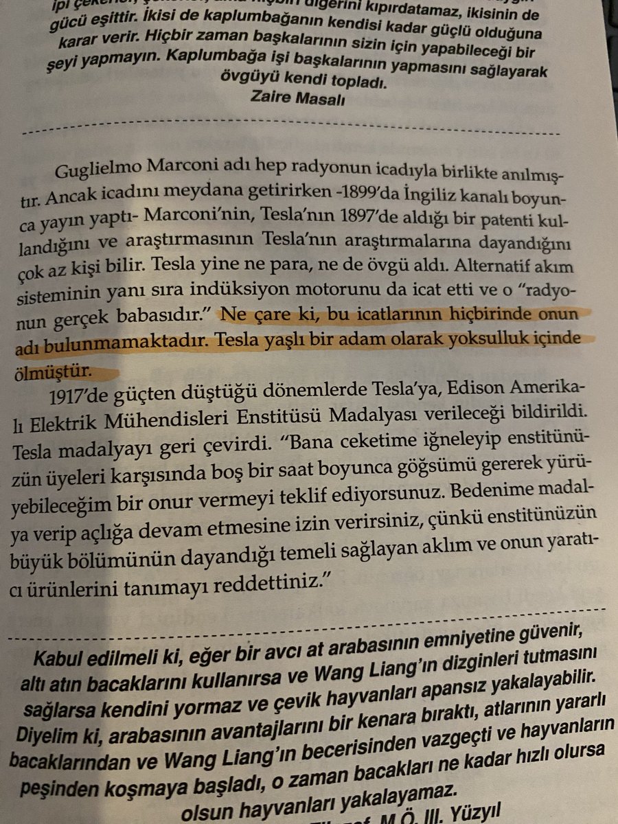 teslaya çok üzüldüm ampülü bulmuş adı geçmemiş radyoyu bulmuş adı geçmemiş az gözü açık biri olsaymış sefil ölmezmiş