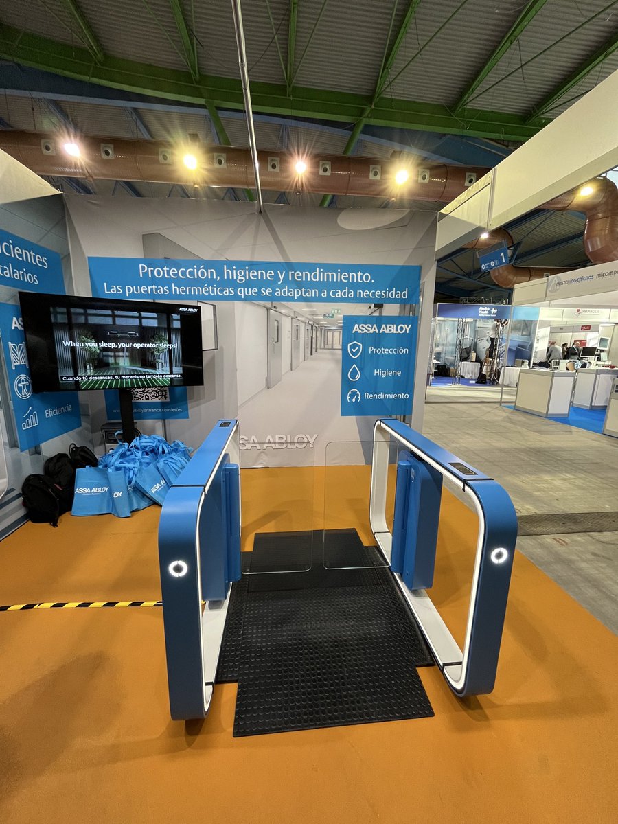 ASSA ABLOY Entrance Spain (@assaabloyentes) on Twitter photo Estamos esperándoos en el stand 72 del #42Congreso de la <a href="/AEIHorg/">Asociación Española de Ingeniería Hospitalaria</a> 🏥
No dudéis en pasar a saludarnos y descubrir nuestro SG Expression, una auténtica maravilla en el control de accesos 🛂
#ASSAABLOY Estamos esperándoos en el stand 72 del #42Congreso de la <a href="/AEIHorg/">Asociación Española de Ingeniería Hospitalaria</a> 🏥
No dudéis en pasar a saludarnos y descubrir nuestro SG Expression, una auténtica maravilla en el control de accesos 🛂
#ASSAABLOY