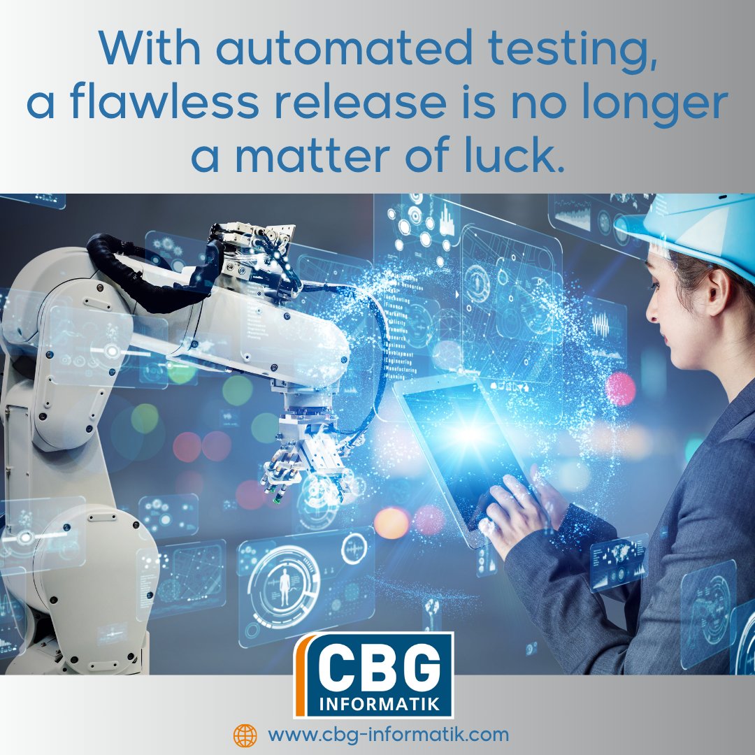 CBG_Informatik's tweet image. Quote of the week: With automated testing, a flawless release is no longer a matter of luck.
CBG Informatik
.
.
.
#cbginformatik #ERP #erpsystem #as400 #cloudsolution #cloud #Infor #IBM #production #manufacturing #project #automation #testing #projectmanagement #quoteoftheweek