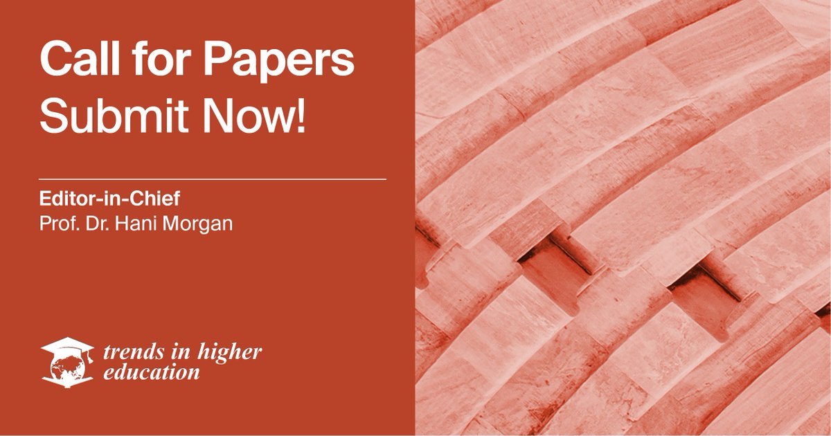 We invite submissions of original research and scholarly reviews examining key trends, challenges &amp; paradigm shifts in #HigherEducation.

Led by Editor-in-Chief Prof. Dr. Hani Morgan.

Contribute to our discourse &amp; benefit from our efficient publication process!

#CallForPapers