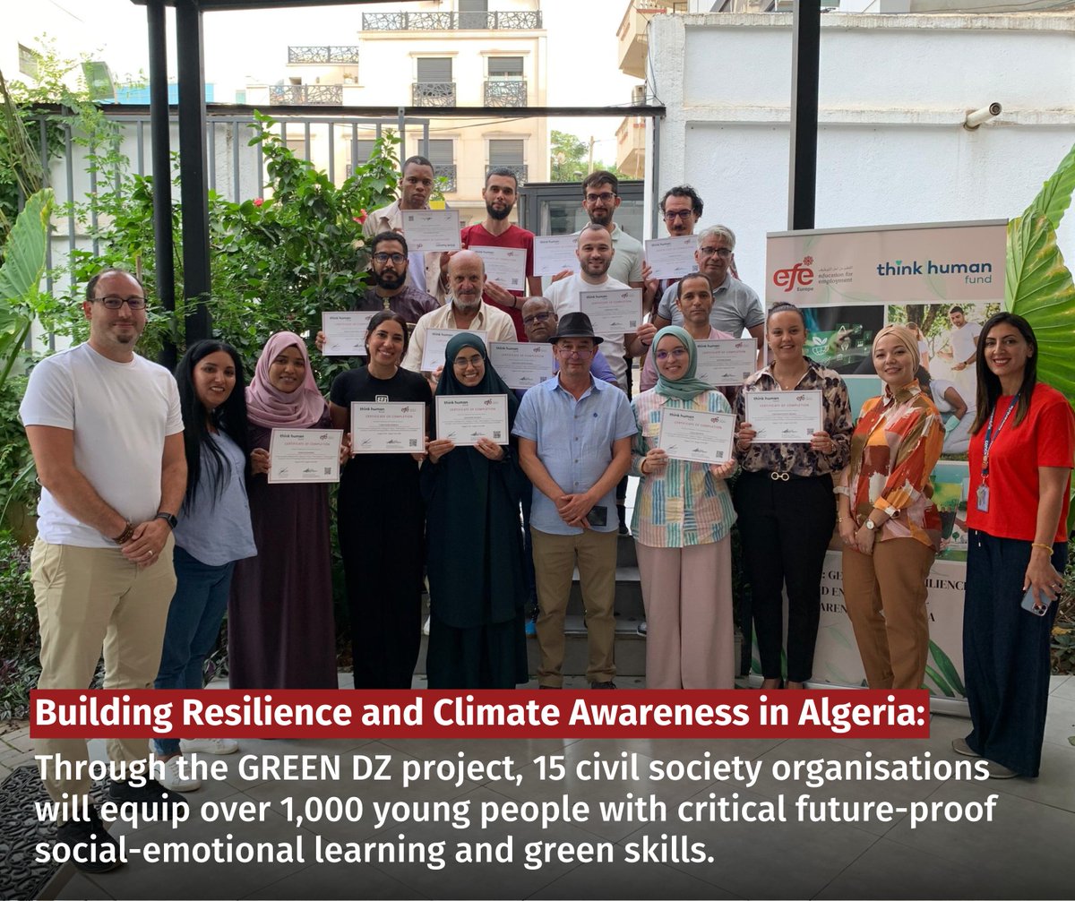 Education For Employment - Europe tweet media