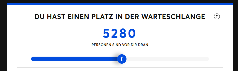 Ich versuch grade Tickets zu kaufen und hab Nasenbluten