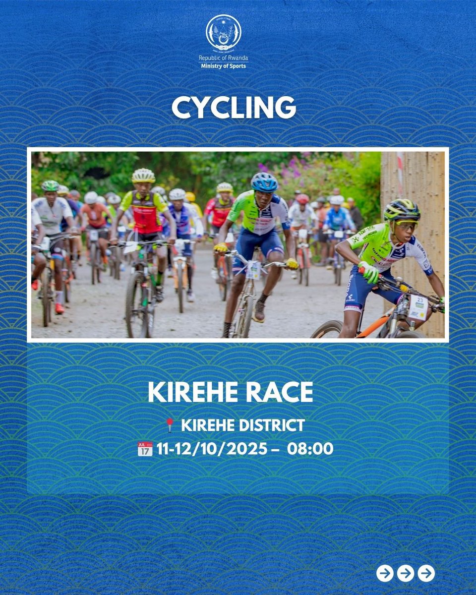 Imikino iraryoshye muri iki cyumweru! Ikipe y’igihugu Amavubi 🇷🇼 izakina na Benin, Rwanda Open 2025 irakomeje muri Tennis ndetse n’indi mikino itandukanye! ⚽🎾🏏

#RwandaSports