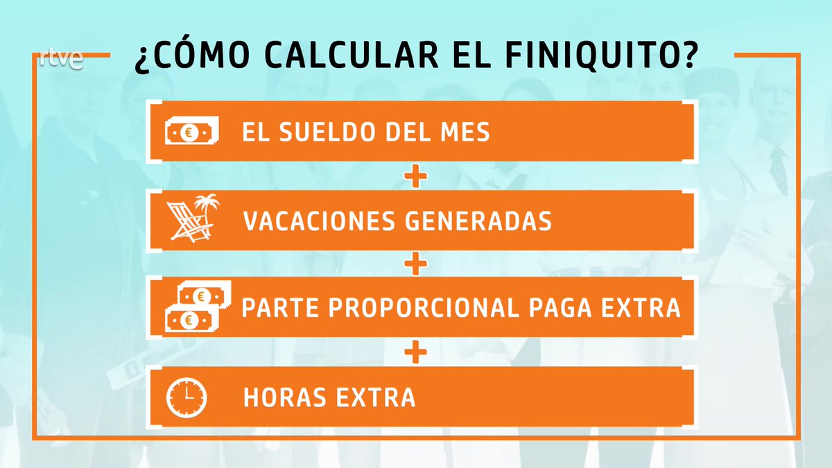 🔚Cuando ha finalizado tu contrato...

¿Has tenido problemas para cobrar el FINIQUITO? 
¿Te lo han calculado mal? 🫰

🧮Saca la calculadora
te contamos los PASOS, para q eches cuentas 
y no TE den gato por liebre

▶️rtve.es/v/16763201/