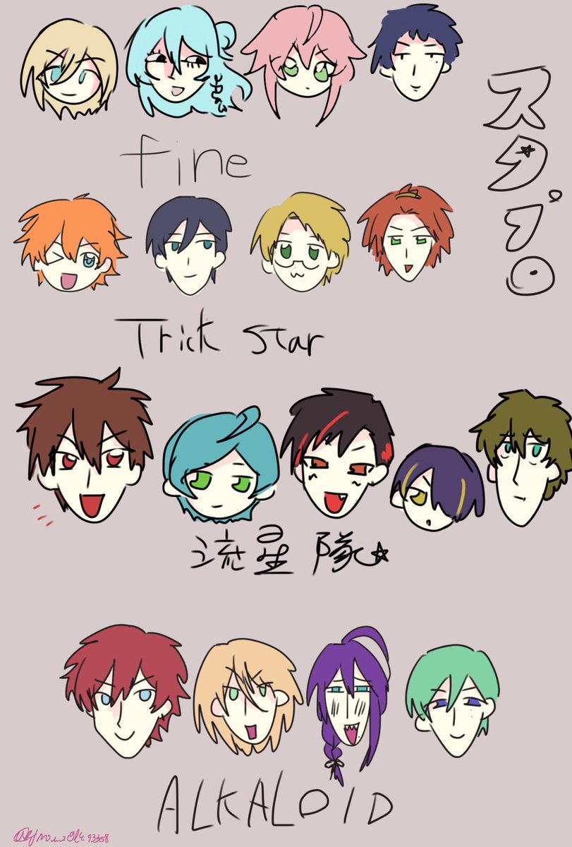 ふつうにうろ覚えやったらやばい絵しか描けなかったので、資料みながら描いた
ちょっとブスすぎて