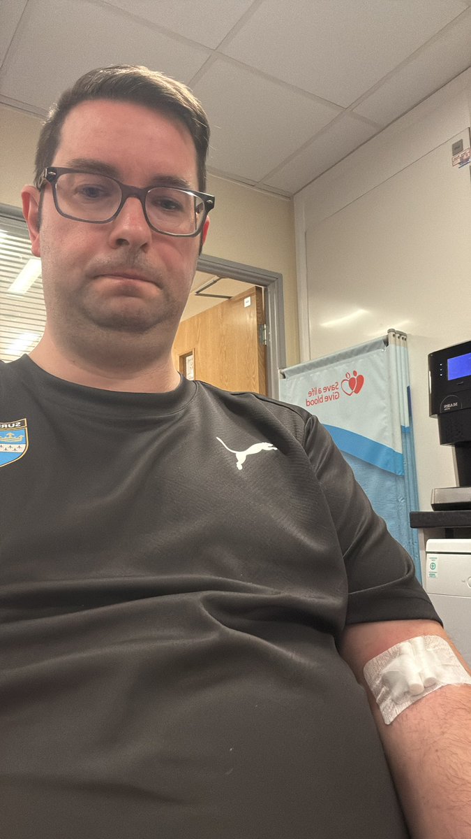 grahamrodber's tweet photo. I have been at @geshNHS donating @GiveBloodNHS this morning 🩸

A very worthwhile thing to do every 12 weeks but more blood donors are always needed 🙏

By the way, I am smiling now I have had a hot coffee! ☕️ 😂

#giveblood #blooddonation #nhs https://t.co/fcNJ6UO2QH