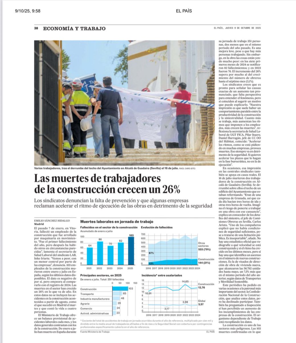 Sandra Vega (@sandravh_08) on Twitter photo 📢 UGT FICA " la siniestralidad laboral es responsabilidad empresarial", no se pueden consentir más muertes en el trabajo, por eso <a href="/cyl_fica/">UGT FICA CyL</a> exige para este sector la aplicación de coeficientes reductores ya. 📢 UGT FICA " la siniestralidad laboral es responsabilidad empresarial", no se pueden consentir más muertes en el trabajo, por eso <a href="/cyl_fica/">UGT FICA CyL</a> exige para este sector la aplicación de coeficientes reductores ya.