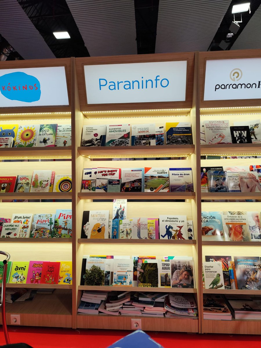 Un año más, Ediciones Paraninfo ha estado presente en la 43ª Feria Internacional del Libro (LIBER) en Madrid 📚
Junto a 60 editores y agentes de 24 países, seguimos abriendo ventanas al conocimiento técnico y profesional 🌍

#LIBER2025 #EdicionesParaninfo #LibroTécnico