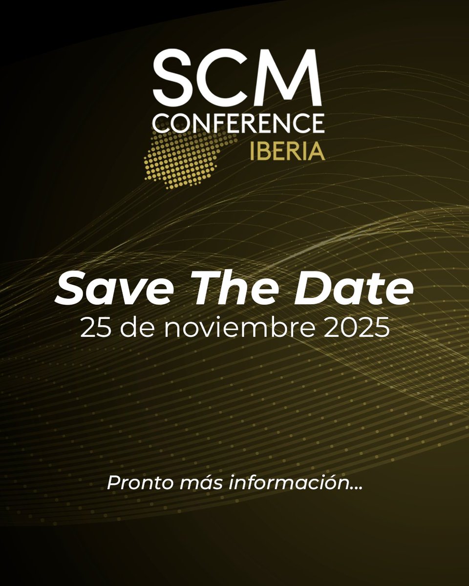 SupplyChain_IB's tweet photo. 📅 La logística ibérica vuelve a tener una fecha marcada en el calendario: 25 de noviembre de 2025.

La SCM Conference Iberia regresa con una nueva edición que promete ir más allá.

Muy pronto revelaremos todos los detalles... ¡Estaros atentos!
#SCMConferenceIberia #SupplyChain https://t.co/uxPrt5qhip