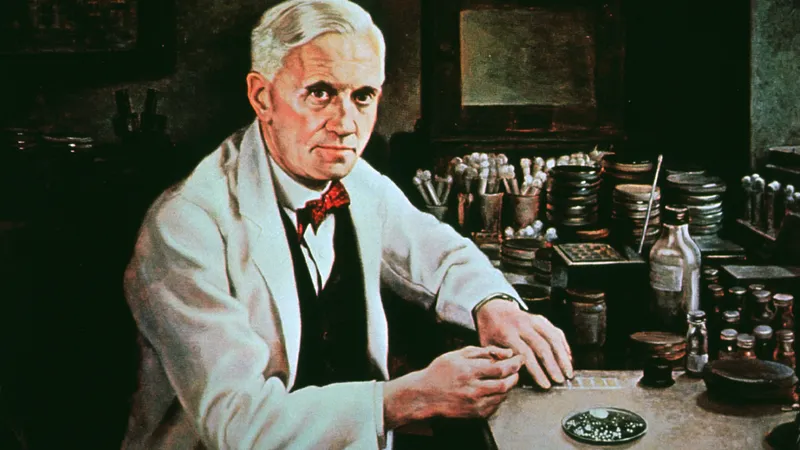 1/
In 1928, Alexander Fleming came back from vacation to a messy lab.

On one of his Petri dishes, something unexpected happened.

That "mistake" would change the course of human history. 🧵