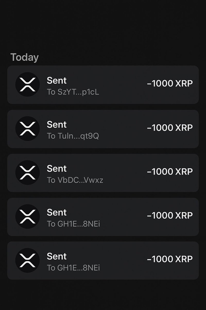 Giving away some $XRP

Drop your $XRP address 👇🏻 

Like + RT + Follow me &amp;  🔔

~ 48 hours only ⏰