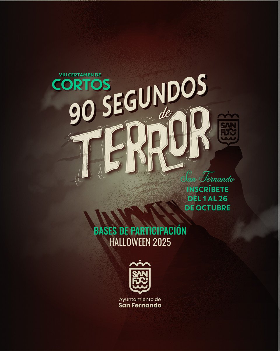 ¿Disfrutas expresando tu creatividad?  
Pᴀʀᴛɪᴄɪᴘᴀ ᴇɴ ᴇʟ VIII CERTAMEN DE CORTOS.🎞️📽️
Inscríbete 𝗵𝗮𝘀𝘁𝗮 𝗲𝗹 𝟮𝟲 𝗱𝗲 𝗼𝗰𝘁𝘂𝗯𝗿𝗲 a las 23:00h.
Bases:  lc.cx/EP0Yei
Inscripciones:  lc.cx/49LEv8
Autorización menores:  lc.cx/j283Q