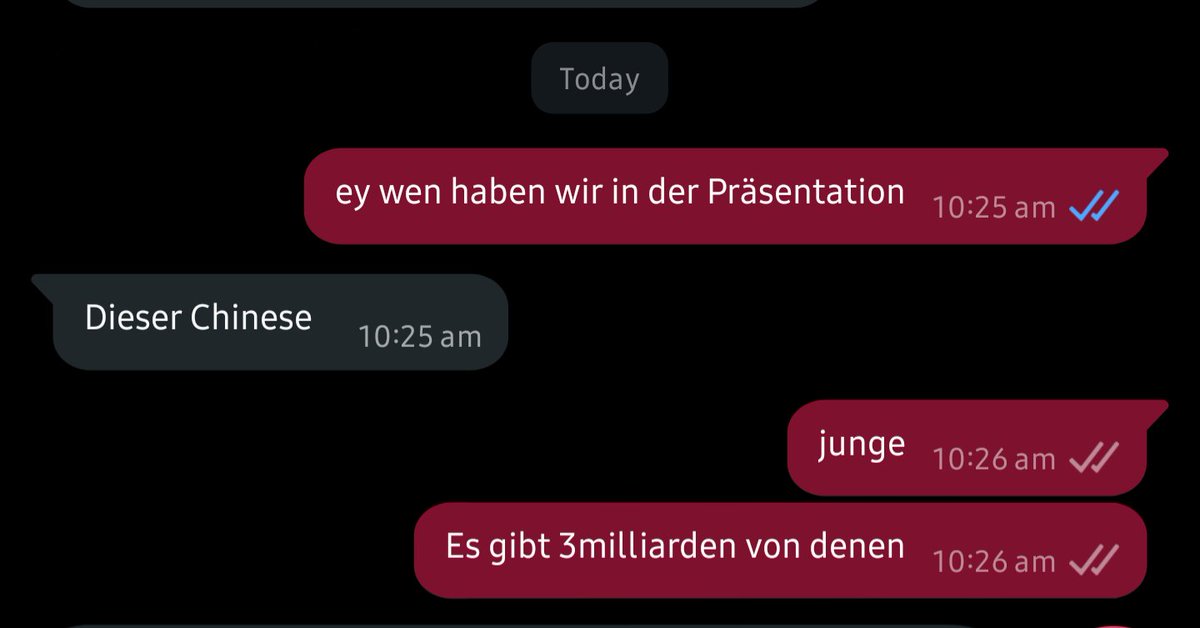Junge Ich muss in 50min unsere Abgabe einreichen