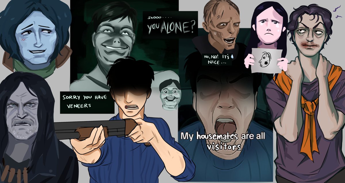 you guys need to start paying rent 
#ninah #noimnotahuman #noimnotahumanfanart